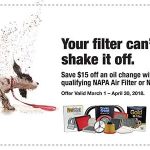 Save $15 on your next Oil Change
