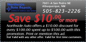 Auto repair savings - save 10 or more