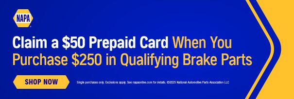NAPA Brakes offer